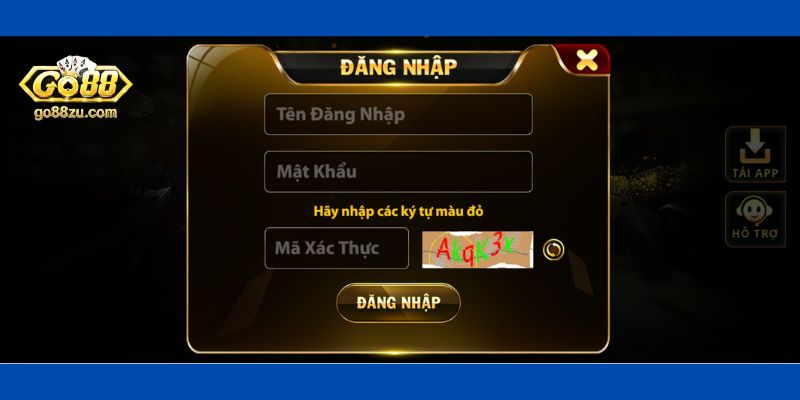 Đăng nhập qua Website GO88ZU