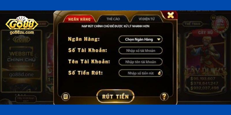 Rút Tiền GO88